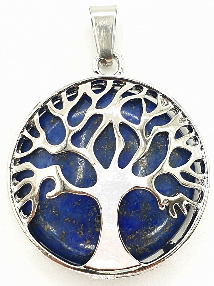 Pendentif arbre de vie Lapis Lazuli - Collectif Spirite